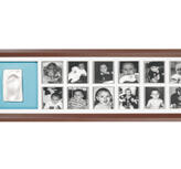 First Year Print Frame (Brown & blue/pink)